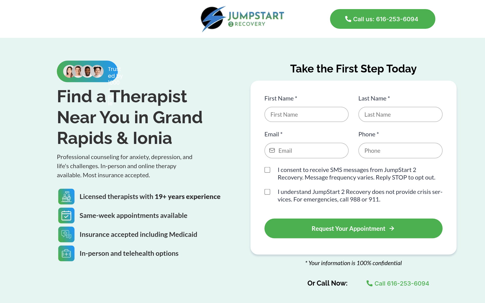 JumpStart 2 Recovery website